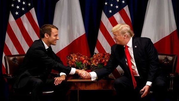 trump-Macron