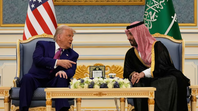ترامپ و بی‌سلمان. (عکس آرشیوی)