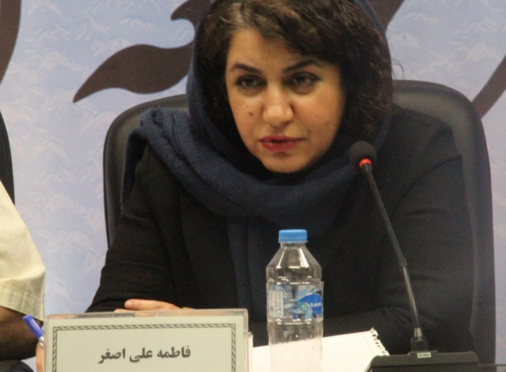 فاطمه علی‌اصغر، سردبیر پیشین روزنامهٔ پیام ما.