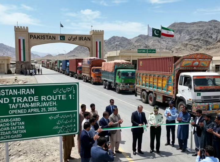 افتتاح مسیر زمینی شمارهٔ یک: تفتان-میرجاوه. ۵ اردیبهشت ۱۴۰۵.

عکس از propakistani.