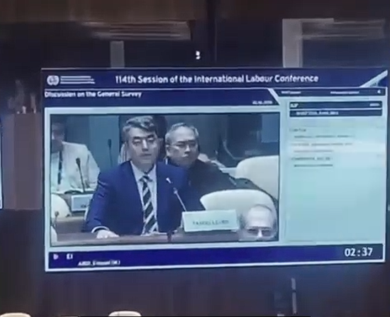 اسماعیل عبدی به دعوت «بین‌الملل آموزش» در نشست سالانهٔ سازمان بین‌المللی کار (ILO) شرکت و سخنرانی کرد.
۱۲ خرداد ۱۴۰۵.