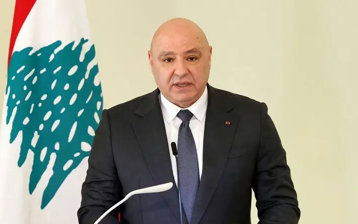 جوزف عون، رئیس‌جمهور لبنان.