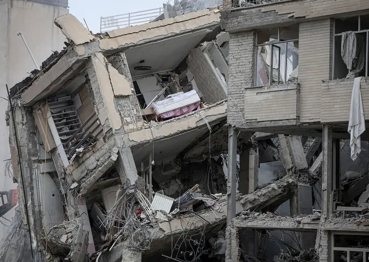 war destruction Iran