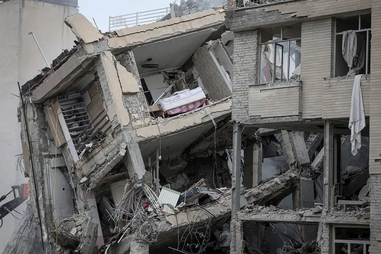 war destruction Iran