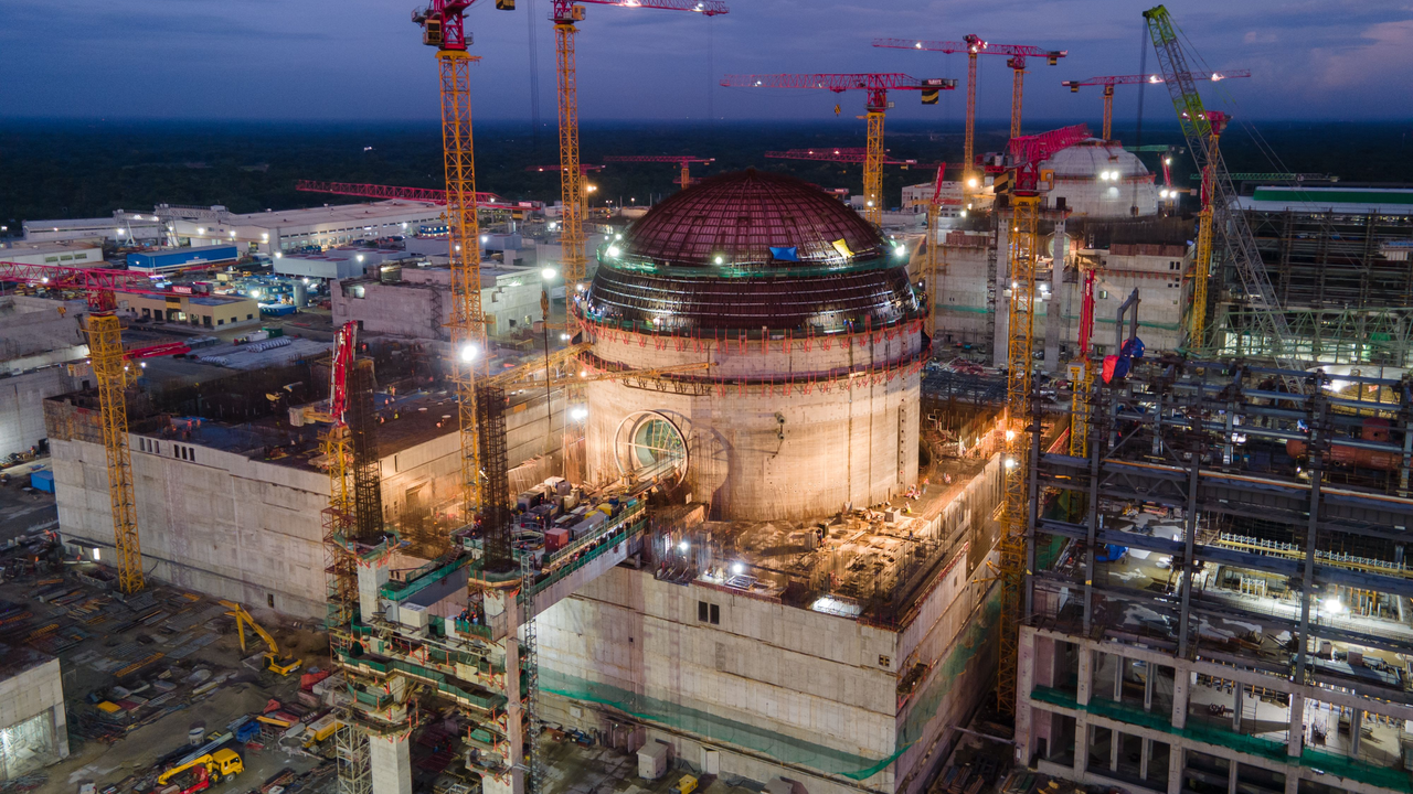 نیروگاه هسته‌یی روپپور در بنگلادش. عکس از JSC Atomstroyexport، فدراسیون روسیه، ۲۰۲۶.