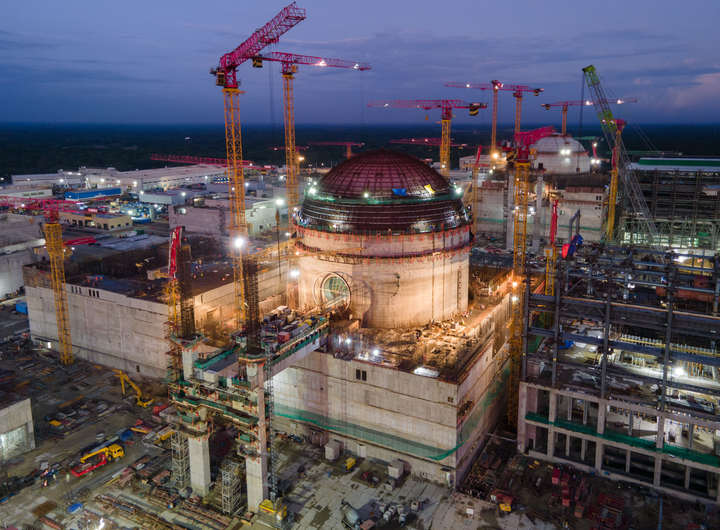نیروگاه هسته‌یی روپپور در بنگلادش. عکس از JSC Atomstroyexport، فدراسیون روسیه، ۲۰۲۶.